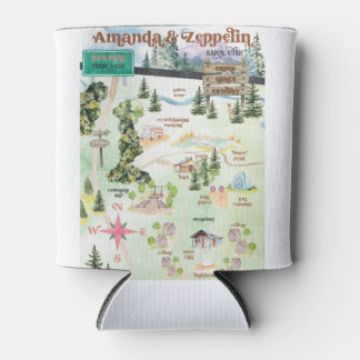 Porta-lata acampamento koozie