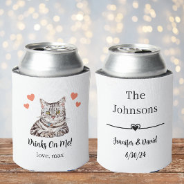 Porta-lata Acondicionador de Lata de Casamento de Gato Person
