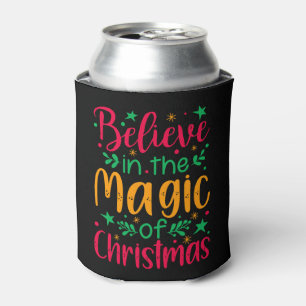 Porta-lata Acredite na Mágica do Natal Feliz Natal