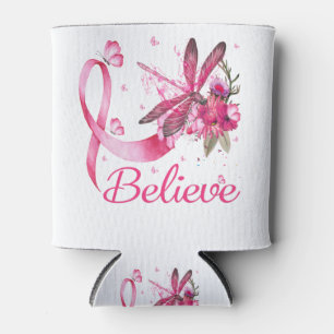 Porta-lata Acreditem na consciência do Cancer da mama do Dra