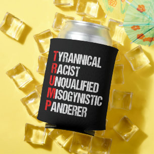 Porta-lata Acrônimo Político Anti Trump Engraçado
