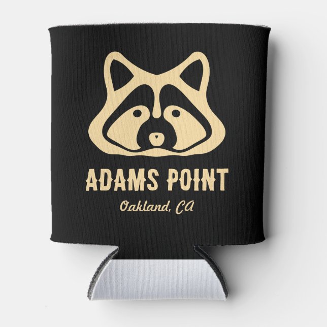 Porta-lata Adams Point Raccoon Cooler (Frente)