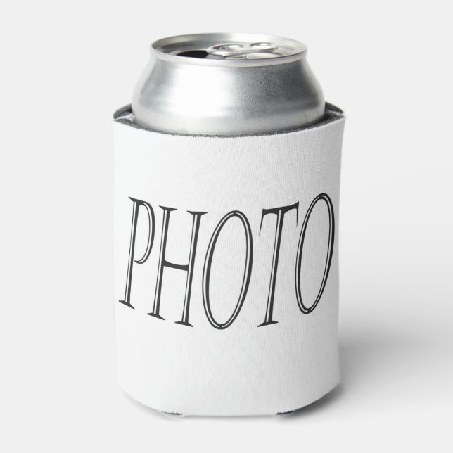 Porta-lata Adicionar a sua fotografia A imagem personalizada  (Can Front)