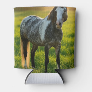 Porta-lata Adicionar Foto de Cavalo Personalizar