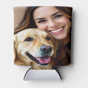 Porta-lata Adicionar Foto de Retriever Dourado Personalizar