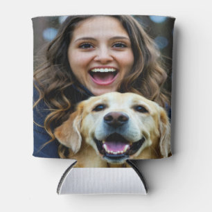 Porta-lata Adicionar Foto Personalizada do Labrador Retriever