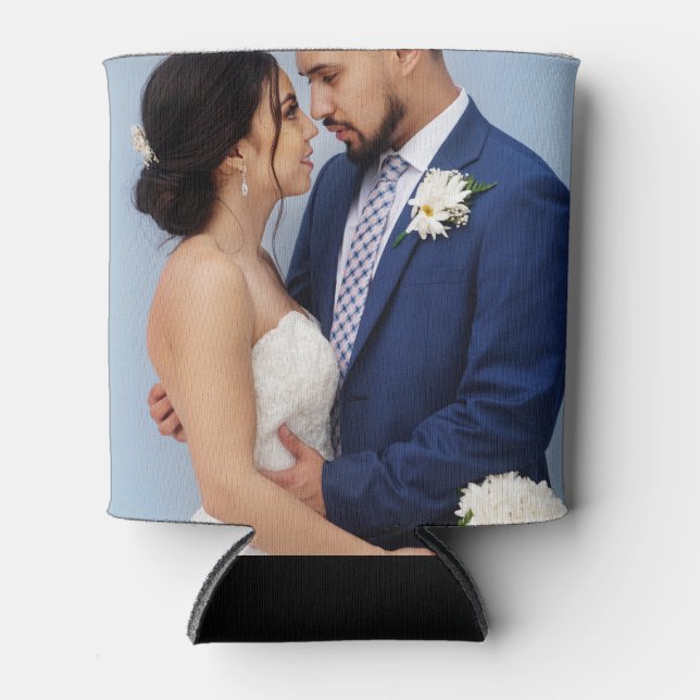 Porta-lata Adicionar Sua Própria Imagem Foto Personalizada (Frente)