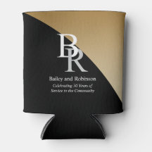 Adicione Seu Logotipo Empresa Preto Dourado Promoc
