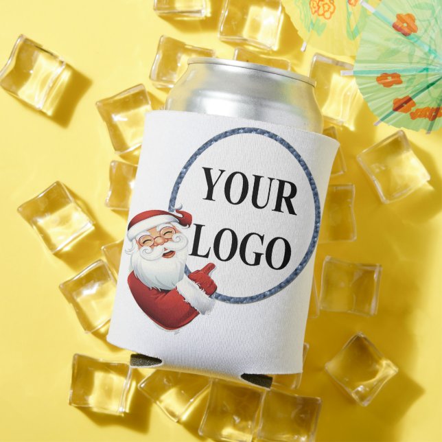 Porta-lata Adicione Seu Logotipo Natal Feriado (Verão in situ)