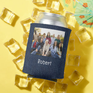 Porta-lata Adicione sua foto, logotipo, nome da turma, reuniã