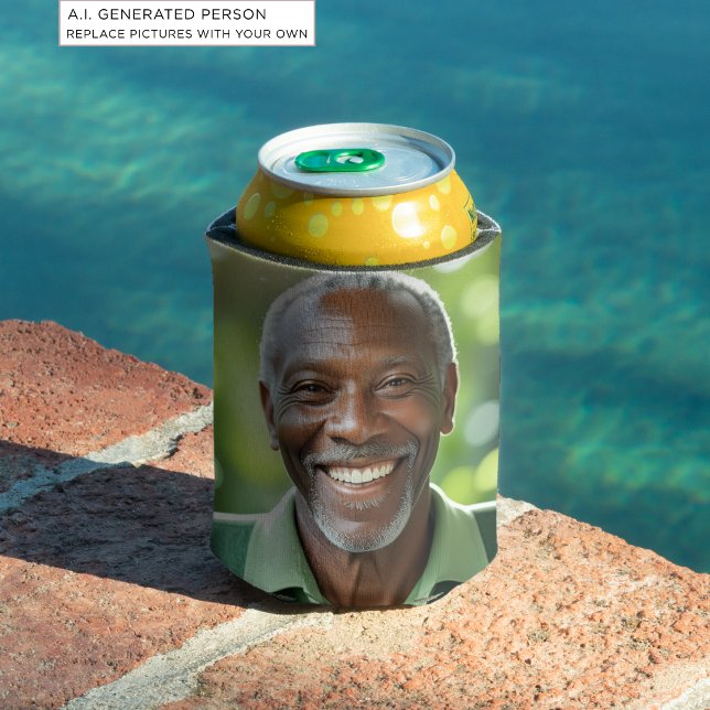Porta-lata Adicione sua própria foto (Criador carregado)