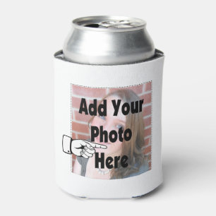 Porta-lata Adicione sua própria Foto para presentes