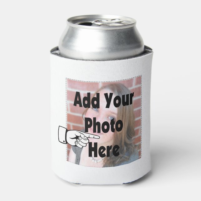 Porta-lata Adicione sua própria Foto para presentes (Can Front)