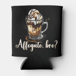 Porta-lata Affogato, irmão? Sorvete de café italiano engraçad