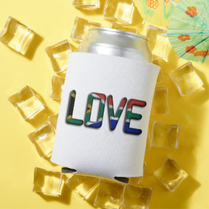 Porta-lata África do Sul Linda Adorava Texto Incrível Arte