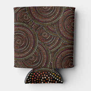 Porta-lata African Boho: Arte Tribal Sem Costura.