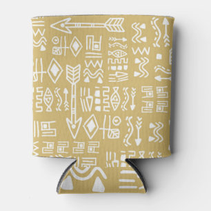 Porta-lata African Tribal Stripes: Boêmian Egípcio Sem Selo