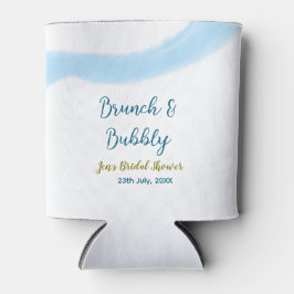 Porta-lata Água azul dourada colorida e chá de panela de casa