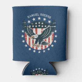Porta-lata Águia Americana Retrô