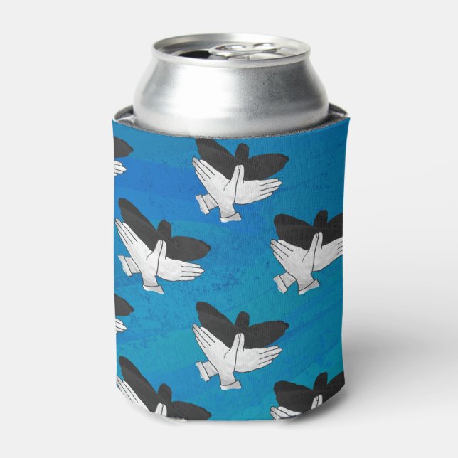 Porta-lata Águia Sombra em Azul (Can Front)