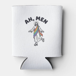Porta-lata Ah Homens Patinação de Roda Fé Design Vetorial_1