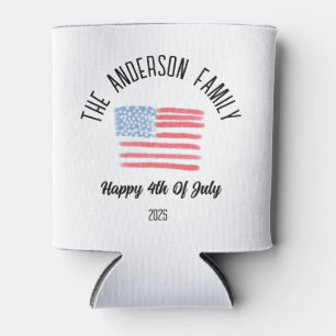 Porta-lata Airpush American Flag Personated Family Name