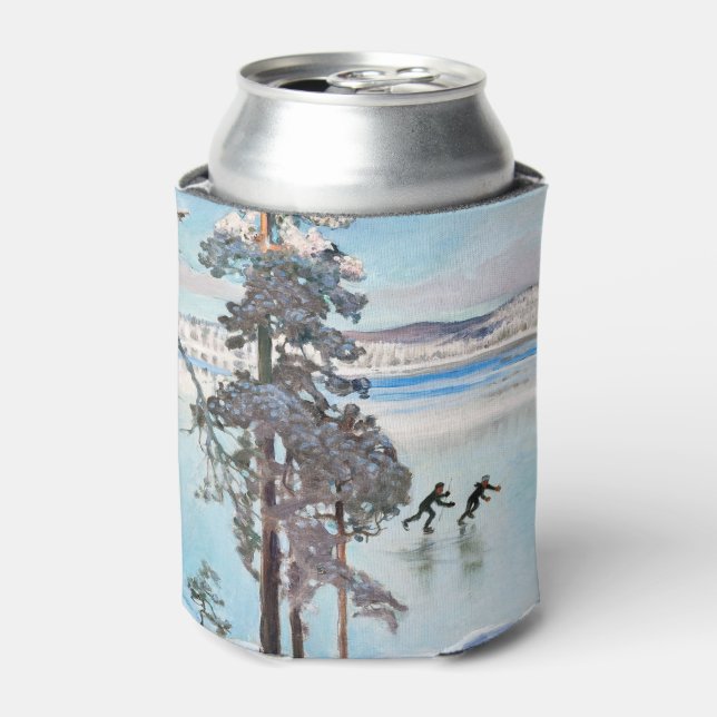 Porta-lata Akseli Gallen-Kallela - Patinadores perto de Kalel (Can Front)