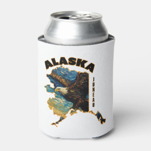 Porta-lata Alaska Flying Eagle Adventure T-Shirt