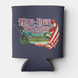 Porta-lata Aldeia Har-Ber e a bandeira podem esfriar