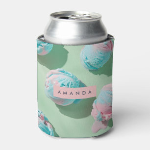 Porta-lata Algodão Doce de Pastel Personalizado Sonho Estétic