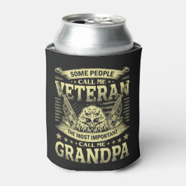 Porta-lata Algumas Pessoas Me Chamam de Citação de Veterano