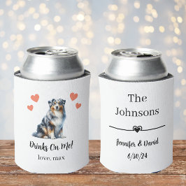Porta-lata Alicerce de Lata de Casamento de Pet Personalizado