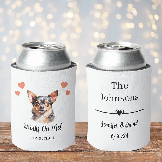 Porta-lata Alicerce de Lata de Casamento de Pet Personalizado (Criador carregado)