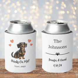 Porta-lata Alicerce de Lata de Casamento de Pet Personalizado