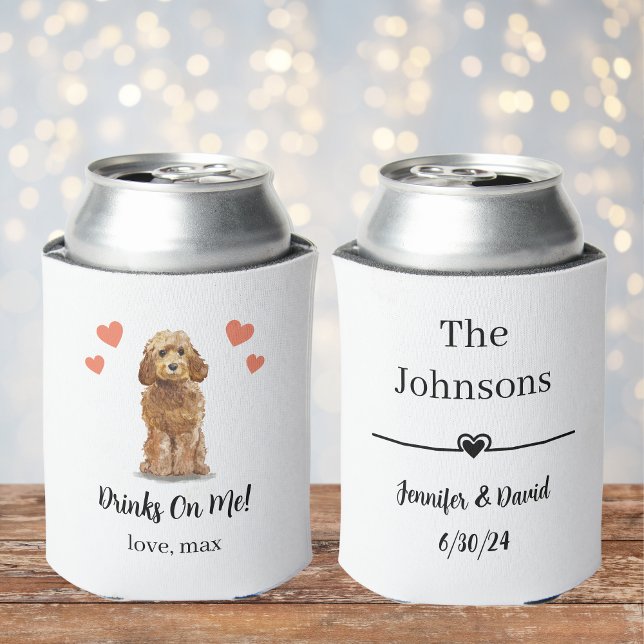 Porta-lata Alicerce de Lata de Casamento de Pet Personalizado (Criador carregado)