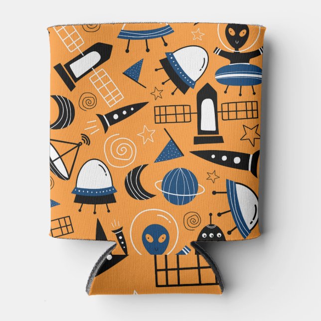 Porta-lata Alienígena de OVNI, naves espaciais, padrão infant (Frente)