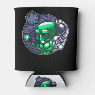 Porta-lata Alienígena Selfie Snap Para Ventilador Espacial Do