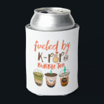 Porta-lata Alimentado por K-Pop e Bubble Tea Funny Boba Lover<br><div class="desc">Alimentado por K-Pop e Chá de Bolha. Design de amante de pop coreano engraçado e fofo para fãs de duros mortais do artista pop K, banda e música coreanas. Legal e colorida mercadoria para aqueles amantes do pop que também adoram tomar chá de bolha. Perfeito para celebrar o Dia Nacional...</div>