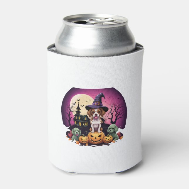 Porta-lata Almofadas De Cachorro Halloween (Can Front)