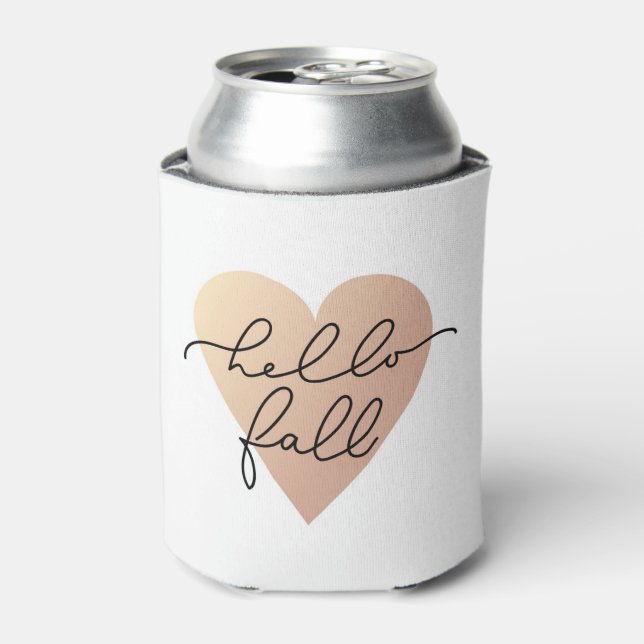 Porta-lata Alô, Fall Love Heart (Can Front)