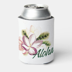 Porta-lata Aloha Plumeria