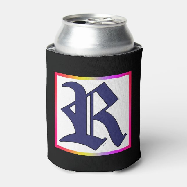 PORTA-LATA ALPHABET INICIAL R MONOGRAMA (Can Front)