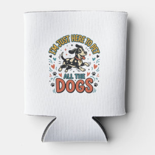 Porta-lata Amante de Cachorro Engraçado Pet Vintage Todo o De
