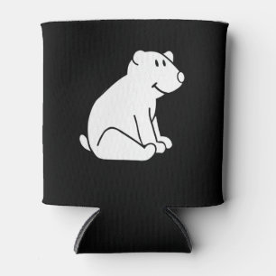 Porta-lata Amante de os animais Engraçado de Desenho do Urso