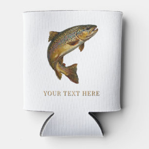 Porta-lata Amante de Pesca Personalizado – Design de Pesca de