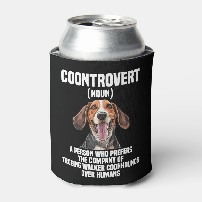 Porta-lata Amante do Treeing Walker Coonhound Cachorro Coontr (Can Front)