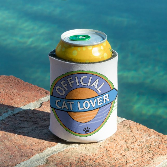 Porta-lata Amante Oficial de Gatos (Piscina in situ)