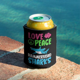 Porta-lata Amar Paz Tubarões-Hammerhead Tubarão-Mar-Fão