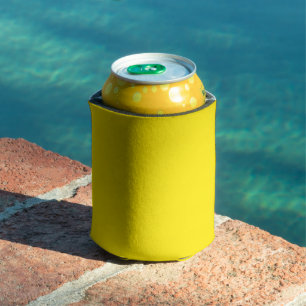 Porta-lata Amarelo Canário Cor Sólida