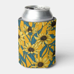 Porta-lata Amarelo Rudbekia em amarelo